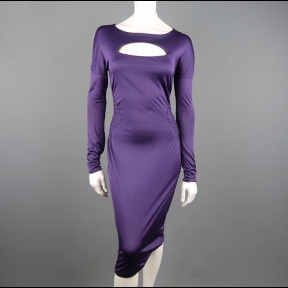🎀 GUCCI 🎀 Tom Ford era cutout dress size L